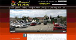 Desktop Screenshot of nationalmoparts.com