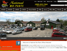 Tablet Screenshot of nationalmoparts.com